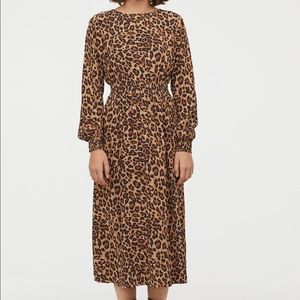 H&M cheetah dress